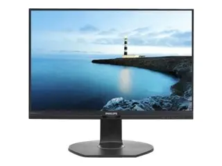 Philips Brilliance B-line 240B7QPTEB - LED-skjerm 24&quot; (24.1&quot; synlig) - 1920 x 1200 @ 60 Hz - IPS - 300 cd/m&#178; - 1000:1 - 5 ms - HDMI, VGA, DisplayPort, Mini DisplayPort - h&#248;yttalere - teksturert svart