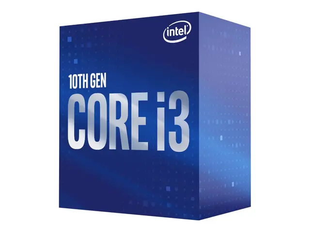 Intel Core i3 10100 - 3.6 GHz 4 kjerner 8 tråder 6 MB cache LGA120...