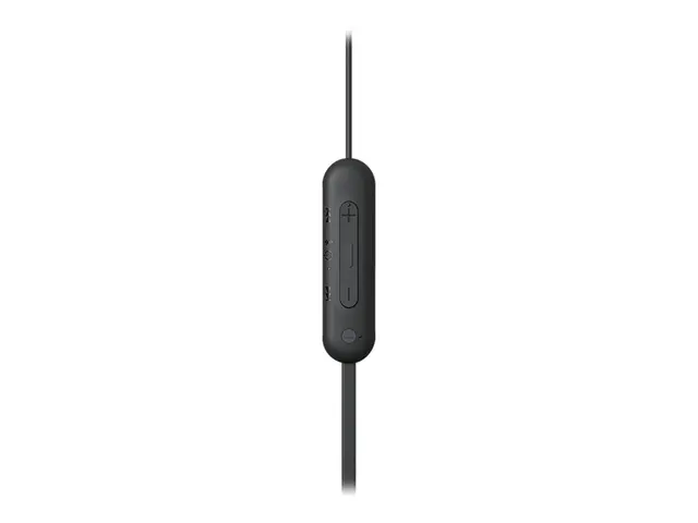 Sony WI-C100 - Ørepropper med mikrofon i øret nakkebånd Bluetooth ...