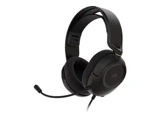 CORSAIR Gaming HS35 v3 - Hodesett - full størrelse kablet - 3,5 mm jakk - karbon