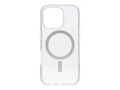 OtterBox Symmetry Series Clear Baksidedeksel for mobiltelefon - MagSafe-samsvar - polykarbonatlag, termoplastisk elastomer (TPE) - stjernest&#248;v 3.0 (klar) - for Apple iPhone 16 Pro
