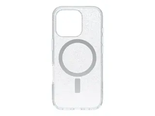 OtterBox Symmetry Series Clear - Baksidedeksel for mobiltelefon MagSafe-samsvar - polykarbonatlag, termoplastisk elastomer (TPE) - stjernestøv 3.0 (klar) - for Apple iPhone 16 Pro