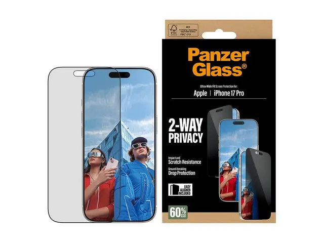 PanzerGlass - Skjermbeskyttelse for mobiltelefon ultravid passform...