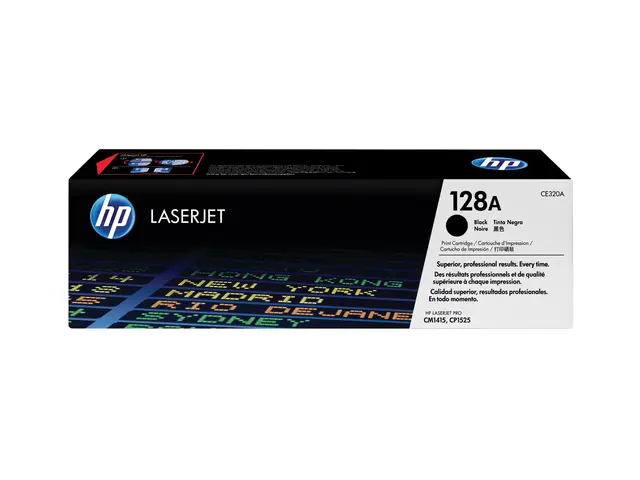 HP 128A - Svart - original - LaserJet - tonerpatron (CE320A) - for...