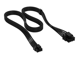 CORSAIR Elite Premium Type 5 - Strømkabel 8-pins EPS12V (hann) til 8-pins EPS12V (hann) - 75 cm - individually sleeved - svart (en pakke 2)