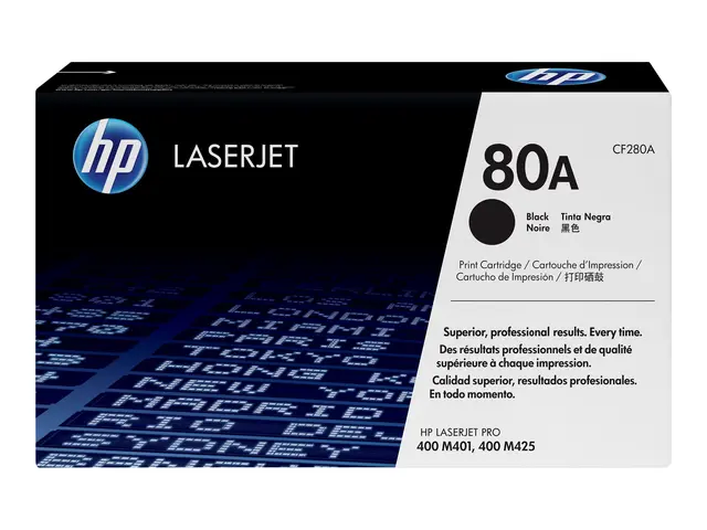 HP 80A - Svart - original - LaserJet - tonerpatron (CF280A) - for ...