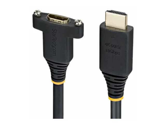 Startech - High Speed - HDMI-forlengelseskabel med Ethernet - HDMI...