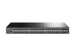 TP-Link JetStream TL-SG3452X V1 Switch - Styrt - 48 x 10/100/1000 + 4 x 10 Gigabit SFP+ - rackmonterbar