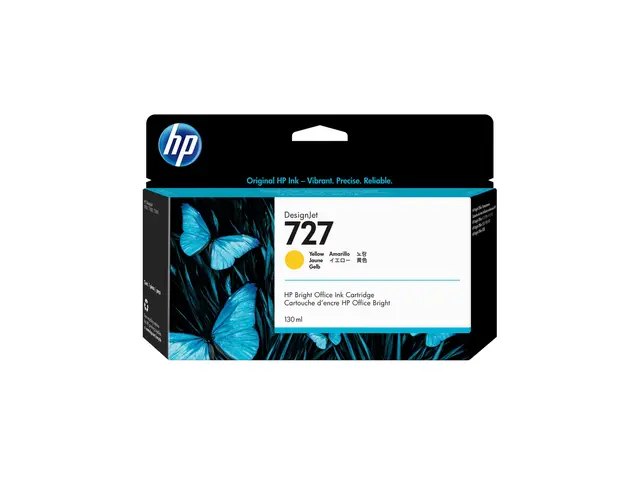 HP 727 - 130 ml - gul - original - DesignJet - blekkpatron - for D...