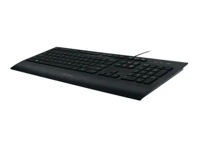 Logitech Corded K280e - Tastatur - USB - Fransk