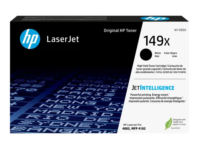 HP 149X - Høykapasitets svart original LaserJet tonerpatron (W1490...