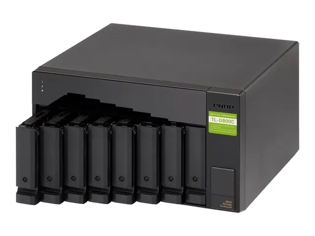 QNAP TL-D800C - Harddiskarray - 8 brønner (SATA-600) - USB 3.2 Gen...