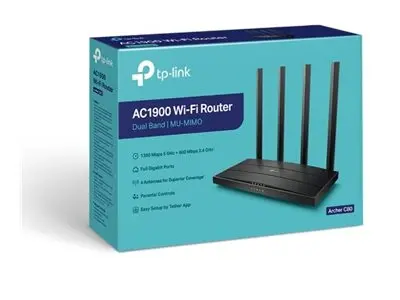 TP-Link Archer C80 V1 - Trådløs ruter 4-portssvitsj 1GbE Wi-Fi 5 D...