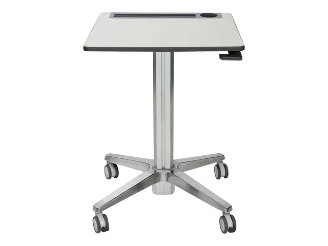 Ergotron LearnFit Tall - Stående skrivebord mobil rektangulær hvit...