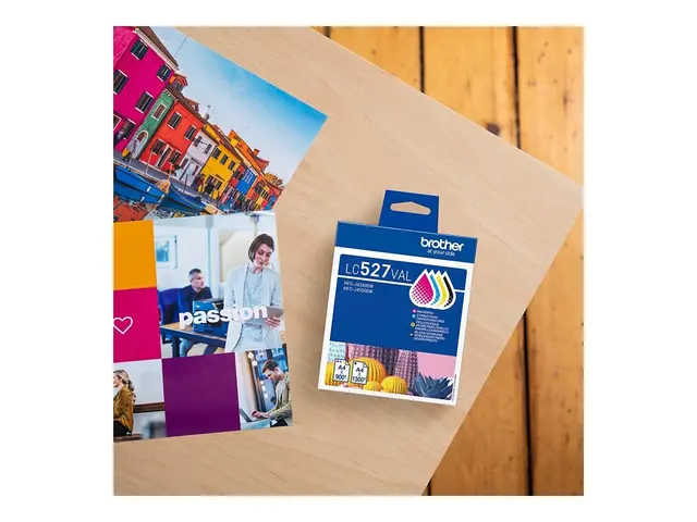 Brother LC527 Value Pack - 4-pack svart, gul, cyan, magenta origin...
