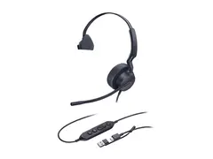 Yealink UH44 Mono - Hodesett - on-ear kablet - USB-A, USB-C - Certified for Microsoft Teams