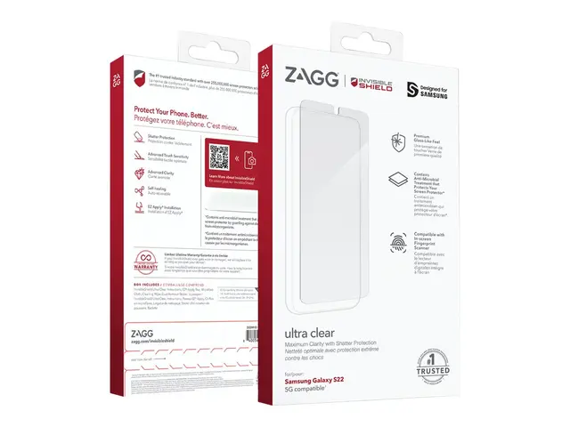 ZAGG InvisibleShield Ultra Clear+ - Skjermbeskyttelse for mobiltel...