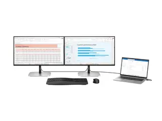HP 524pu - Series 5 Pro - LED-skjerm - 24" (23.8" synlig) 1920 x 1080 Full HD (1080p) @ 100 Hz - IPS - 350 cd/m² - 1500:1 - 5 ms - HDMI, DisplayPort, USB-C - kullsort, naturlig sølv og jet svart (stativ)