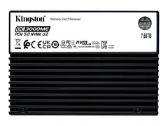 Kingston DC3000ME - SSD - Enterprise - kryptert 7.68 TB - intern - 2.5&quot; - U.2 PCIe 5.0 x4 (NVMe) - 256-bit AES - TCG Opal Encryption 2.0