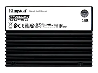 Kingston DC3000ME - SSD - Enterprise - kryptert 7.68 TB - intern - 2.5&quot; - U.2 PCIe 5.0 x4 (NVMe) - 256-bit AES - TCG Opal Encryption 2.0