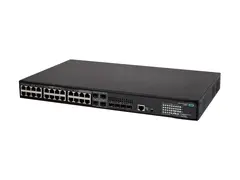 HPE FlexNetwork 5140 24G PoE+ 4SFP+ EI - Switch L3 - smart - 24 x 10/100/1000 (PoE+) + 4 x kombo 10/100/1000Base-T (PoE+) / 100/1000Base-X SFP + 4 x 10 Gigabit Ethernet / 1 Gigabit Ethernet SFP+ - rackmonterbar - PoE+ (370 W)