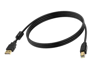Vision Professional - USB-kabel - USB (hann) til USB-type B (hann) USB 2.0 - 2 m - svart