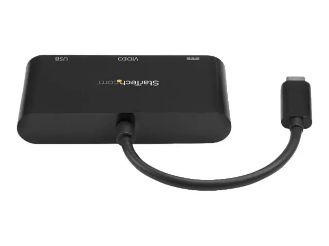 StarTech.com USB-C VGA Multiport Adapter - USB-A Port - with Power...