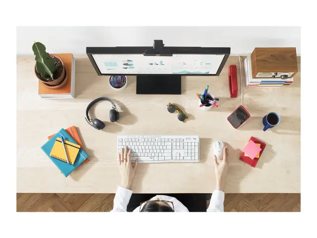 Logitech MK295 Silent - Tastatur- og mussett - trådløs - 2.4 GHz -...