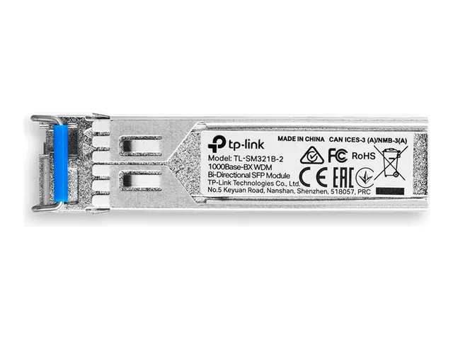 TP-Link TL-SM321B-2 V1 - SFP (mini-GBIC) transceivermodul 1GbE 100...