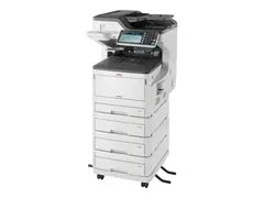 OKI MC853DNV - Multifunksjonsskriver farge - LED - 297 x 432 mm (original) - A3/Ledger (medie) - opp til 23 spm (kopiering) - opp til 23 spm (trykking) - 2005 ark - 33.6 kbps - USB 2.0, Gigabit LAN, USB-vert