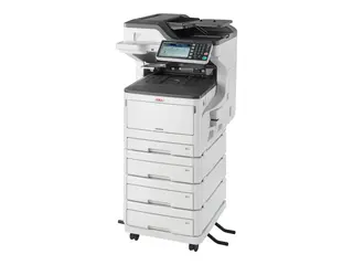 OKI MC853DNV - Multifunksjonsskriver farge - LED - 297 x 432 mm (original) - A3/Ledger (medie) - opp til 23 spm (kopiering) - opp til 23 spm (trykking) - 2005 ark - 33.6 kbps - USB 2.0, Gigabit LAN, USB-vert