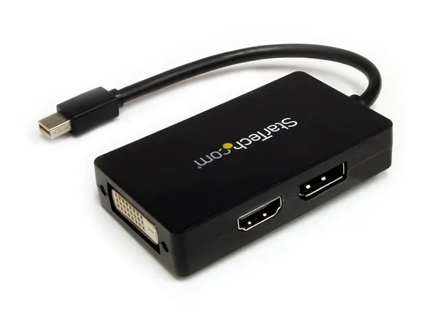 StarTech.com Travel A/V adapter - 3-in-1 Mini DisplayPort to Displ...