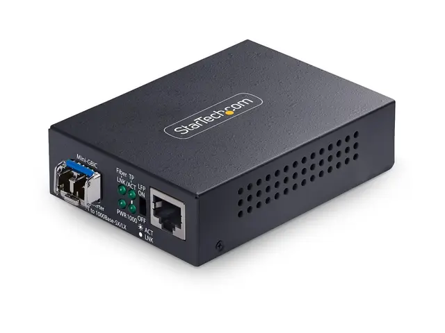 Startech - Fibermedieomformer 1GbE over fiberoptikk 10Base-T, 1000...