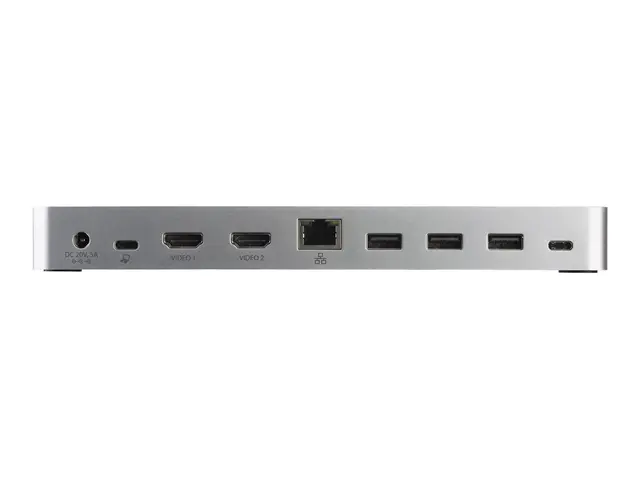 StarTech.com Dual Monitor USB C Docking Station with 60W Power Del...