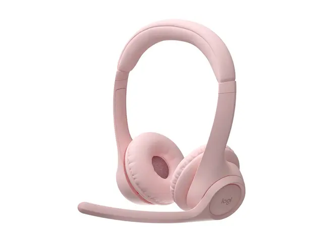 Logitech Zone 300 - Hodesett on-ear Bluetooth trådløs rosa