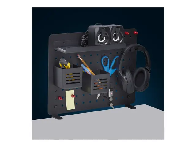 StarTech.com Clamp-On Pegboard with Accessories, 16.5 x 12.5in (42...