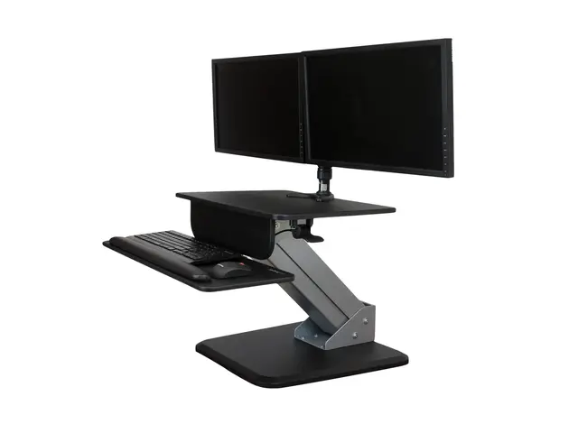 Startech Height Adjustable Standing Desk Converter - Sit Stand wit...