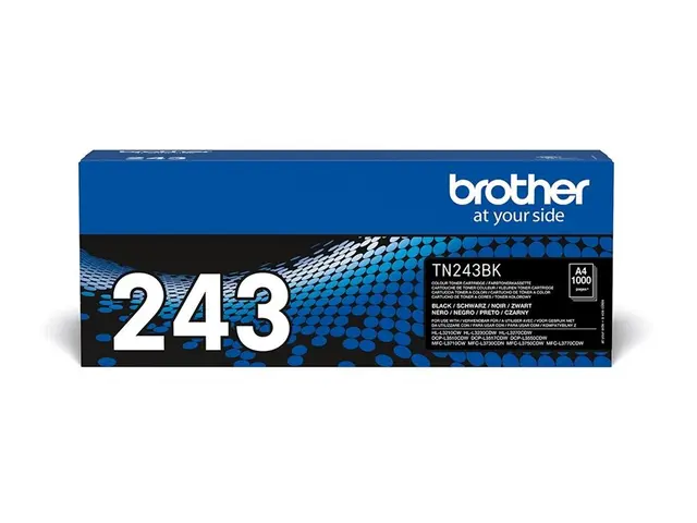 Brother TN243BK - Svart - original - tonerpatron - for Brother DCP...
