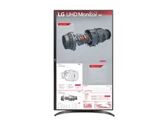 LG 32BR55UK-B - LED-skjerm - 32" (31.5" synlig) 3840 x 2160 4K UHD (2160p) - VA - 250 cd/m² - HDR10 - 4 ms - 2xHDMI, DisplayPort, USB-C - høyttalere