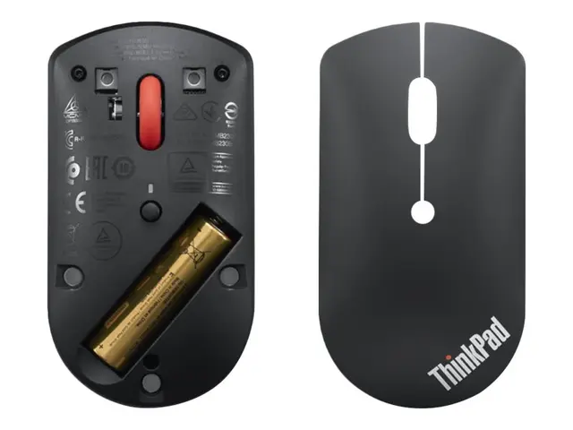 Lenovo ThinkPad Silent - Mus høyre- og venstrehåndet blå optisk 3 ...