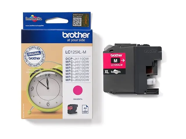Brother LC125XLM - Super High Yield - magenta - original - blekkpa...