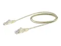 STARTECH.COM 0.5 m CAT6 Cable - Slim CAT6 Patch Cord - Grey - Snagless RJ45 C