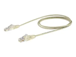 STARTECH.COM 0.5 m CAT6 Cable - Slim CAT6 Patch Cord - Grey - Snagless RJ45 C