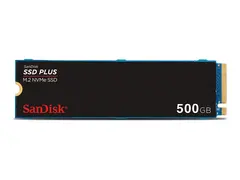 SanDisk SSD PLUS - SSD - 500 GB intern - M.2 2280 - PCIe 3.0 (NVMe)