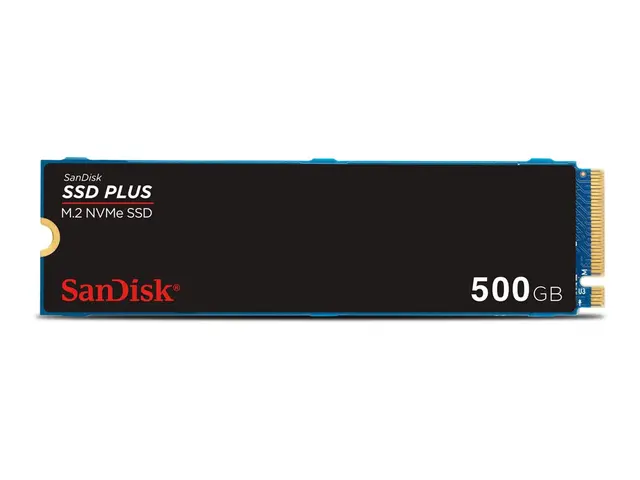 SanDisk SSD PLUS - SSD - 500 GB - intern - M.2 2280 - PCIe 3.0 (NVMe)