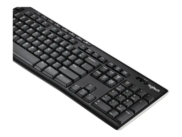 Logitech Wireless Keyboard K270 - Tastatur - trådløs - 2.4 GHz - N...