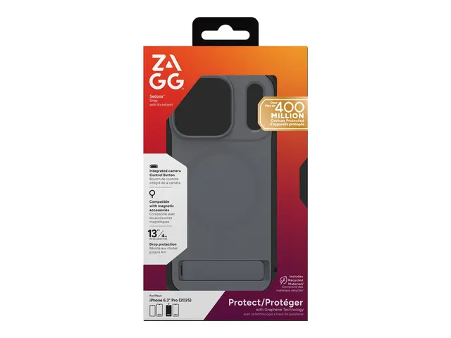 ZAGG Sedona Snap - Baksidedeksel for mobiltelefon MagSafe-samsvar ...