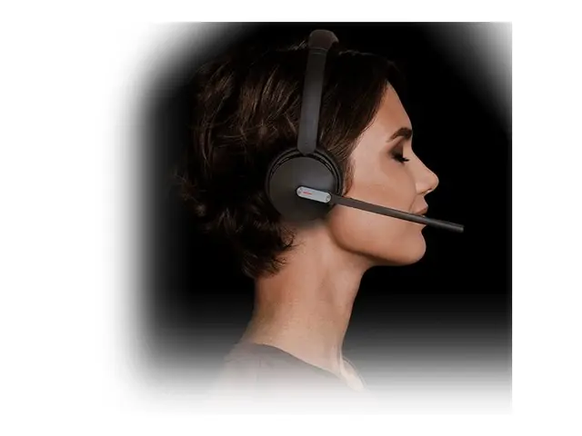Yealink WH64 Dual - Hodesett on-ear DECT / Bluetooth trådløs med B...