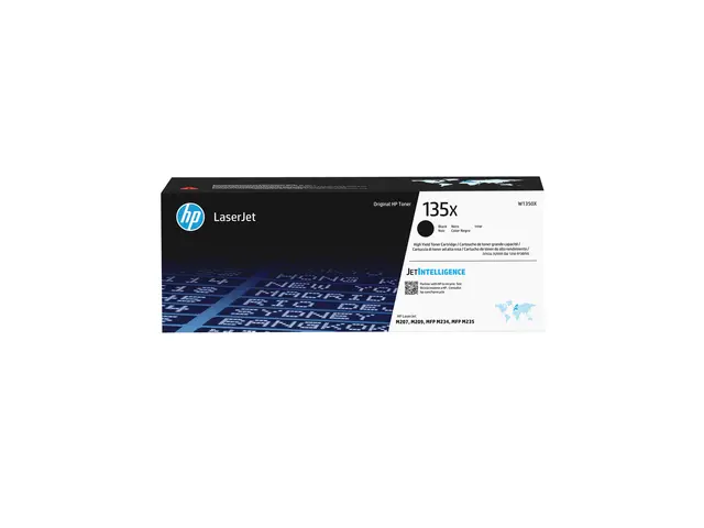 HP 135X - Høy ytelse svart original LaserJet tonerpatron (W1350X) ...