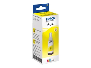 Epson T6644 - 70 ml - gul - original blekkrefill - for EcoTank ET-14000, ET-16500, ET-2500, ET-2550, ET-2600, ET-2650, ET-3600, ET-4500, ET-4550